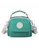 Storite Women's Stylish Small Lightweight Sling Crossbody Shoulder Bag, Portable Handbag Bag With Inner Padded Pocket & Adjustable Strap (Green,21x10x17cm)