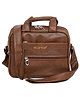 Storite 8 Inch Stylish Small PU Leather Sling Cross Body Travel Office One Side Shoulder Bag -  Brown