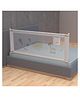 Cherilo Bed Guard & Rail for Baby Safety 0 to 3 months, Foldable & Height Adjustable Railing for Safety, 180 x 73 cm Side Protector, Collapsible Baby Bed Protector Side Walls, Pack of 1 - Grey