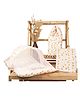 Mom's Home Organic Cotton Baby Bedding Set | Mosquito Net, AC Quilt & Sleeping Bag  | Pack Of 3 | Bloom