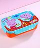 PEPPA PIG Sweet Yum Printed Lunch Box - Orange & Blue