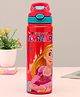 Disney Princess Printed Stainless Steel Insulated Hot & Cold Sipper Bottle Red & Blue - 500 ml