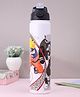 Naruto Stainless Steel Insulated Hot & Cold Sipper Water Bottle in Black & White - 700 ml