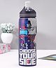 Transformers Printed Stainless Steel Single Wall Sipper Bottle Blue & Black - 700 ml