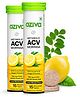 OZiva Apple Cider Vinegar Moringa To Control Cravings, Lemon Masala ,15 fizzy tabs Pack of 2
