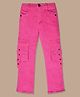 Nino Togs Solid Pocket Detailed Jeans - Hot Pink