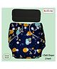 Sparkle Joy Free Size Reusable Cloth Nappies With 2 Smart Dry Inserts - Blue