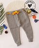 Woonie Solid Handknitted Pant - Grey