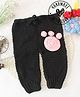 Woonie Animal Paw Designed Hand Knitted Pajama - Black