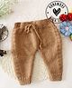 Woonie Solid Hand Knitted Pajama - Beige