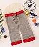 Woonie Colour Blocked Crotchet Pajama - Grey