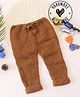 Woonie Solid Crotchet Pajama - Brown