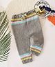 Woonie Striped Hand Knitted Pant - Grey