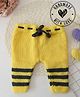 Woonie Woollen Striped Handmade Pajama - Yellow