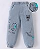 Mark & Mia Full Length Printed Washed Denim Jeans - Blue