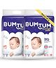 Bumtum Overnight Diaper Pants with Chamomile Microbial Layer Leak Protection & Rash Control Pack of 2 Small - 96 Pieces