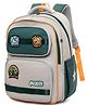 Schoolish Dinosaur Theme Bagpack for Kids Stylish Durable Water Resistant Backpack - School Bag, College Bag, Office Bagpack, Travel Backpack- Pack of 1 Multicolor - 16 Inch