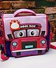 Schoolish Cute School Bus Design Rectangular Shape Bagpack for Preschool | Kindergarten | Kg-1 | Kg-2| School Picnic Travel Bag for Kids- Pack of 1- Multicolor- Height 9 Inch