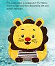 Schoolish Waterproof 3d Lion School Bag for Toddler Lightweight Cartoon Backpack for Kids Waterproof School Bag  - Pack of 1 - Yellow- 10 Inch
