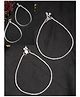 NVR Women's Pair of 2 Silver-Plated Anklets Silver - 40 g