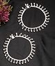 NVR Women's Set of 1 Silver-Plated Ghungroo-Beaded Anklet Silver - 20 g