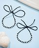 NVR Kids Set of 2 Rhodium-Plated Beaded Wraparound Nazariya Bracelet Silver - 10 g