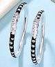 NVR Kids Set of 2 Rhodium-Plated Artificial Beads Nazariya Kada Bracelet Silver - 10 g