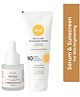 Vilvah Store Skin Brightening Combo with Milkdrop Serum & Sunscreen SPF 50  ( 20ml + 50g)