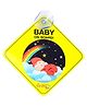 Babyhug Baby On Board Sign - Yellow