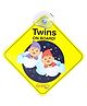 Babyhug Twins On Board Sign - Yellow