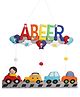 Lill Pumpkins Car Theme Personalised Felt Name Alphabet Hanging for Kids Name Plaque - Multi Color