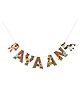 Li'llPumpkins Personalized Customized Felt Jungle theme name bunting or hanging for wall décor- Brown