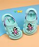 Cute Walk by Babyhug Disney Clogs With Back Strap Closure & Mickey Mouse Applique - Aqua Blue