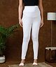 MomToBe Solid Maternity Leggings - White