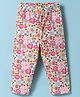 Doreme Single Jersey Woven Capri With Floral Print - Off White