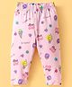 Doreme Single Jersey Knit Capri With Ice Cream Print - Pink