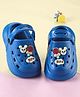 Cute Walk by Babyhug Clogs with Back Strap & Animal Applique - Blue