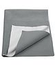 Trance Home Linen Supersoft Soft Extra Absorbent Water Proof Baby Dry Sheet for Kids- Small, Steel Grey