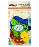 Vibhuti Crafts Party Pops - Standard Multicolored Balloons Pack of 50 | Assorted Balloons for Decoration, Party Balloons for Birthday, Girls' Party, Kids' Play, Christmas | (5 Colors)