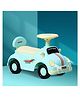 Dash Car Ride-On For Kids With Headlights Music Under Seat Storage Big Wheels And Push Handle Ideal Ride-On for 1+ Years Kids 20kg Capacity Durable Baby Toy Car- Green