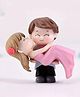 Craftvatika Miniature Love Kissing Hug Couple Statue Decorative Showpiece Gift For valentine gift