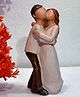 CraftVatika Romantic Love Couple Standing Statue Showpiece for Valentine Day