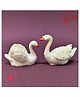 CraftVatika Swan Couple Showpiece Gift, Duck Couple Miniature Showpiece Gift for Valentine Day