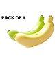 INPOUT Pack of 4 Banana Cases(Color may Vary)