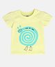MINI KLUB Cotton Short Sleeves Snail Printed Top - Green