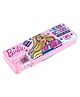 Barbie Printed 2 Button Pencil Box - Light Pink