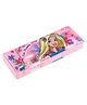 Barbie Printed 2 Button Pencil Box - Baby Pink