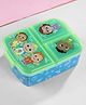 Cocomelon Printed Multi Compartment Sandwich Lunch Box - Multicolor