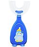 TOYPENTER U-Shaped Toothbrush for Baby | 360° Oral Teeth Cleaning Tools | Infants Toothbrush with Food Grade Silicone Head | Manual Toothbrush For new Born Baby (Blue)