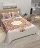 Bombay Spreads 100 Percent Cotton Pink Color King Size Bedsheet With 2 Pillow Covers 140 Thread Count